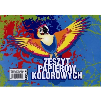 ZESZYT PAPIEROW KOLOR.WYCINANKA A5